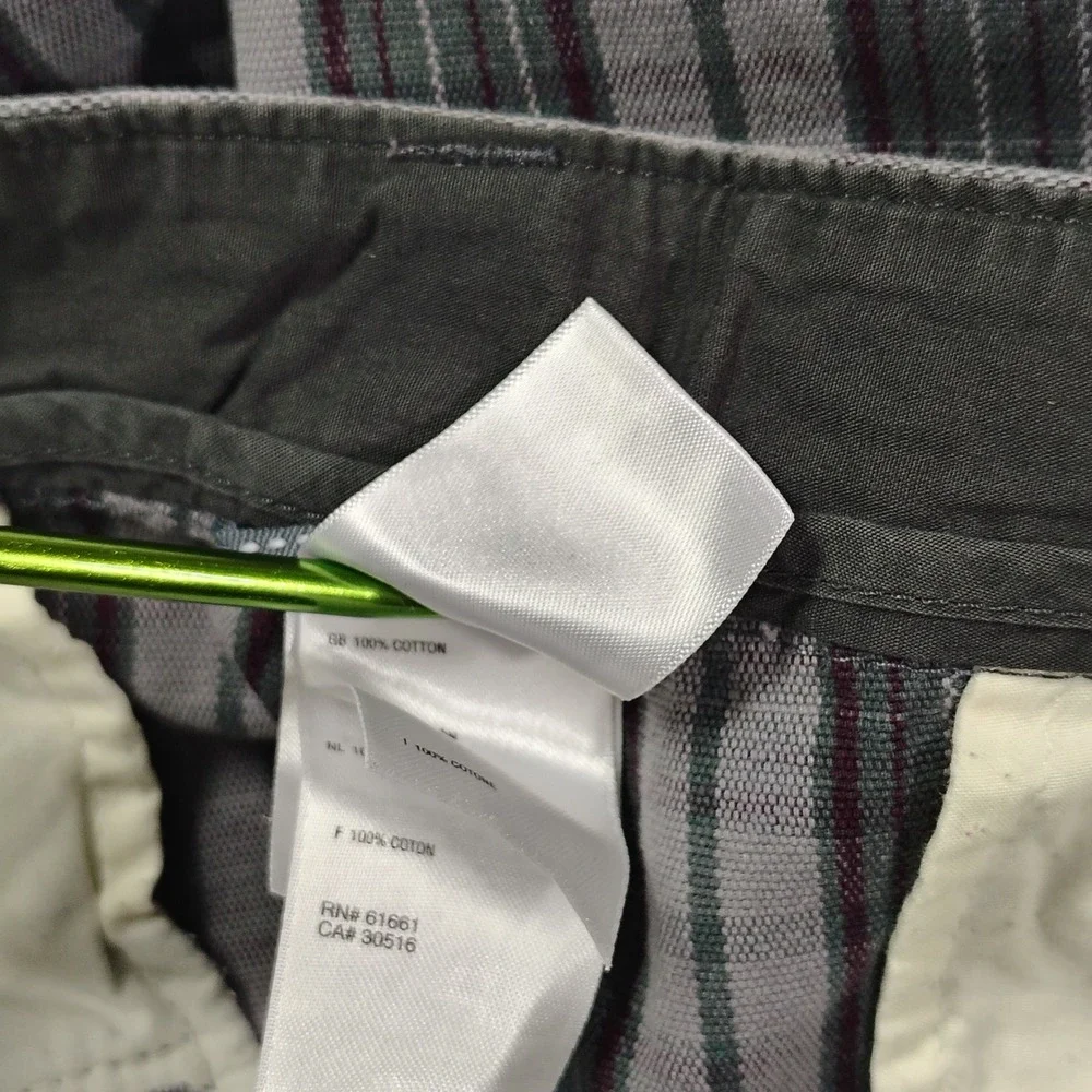 The North Face Shorts Mens 34 Grey Plaid Cotton Gorpcore Hiking Utility